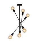 Lampy wiszące - Lucide LESTER Sufitowa 4xE27 czarny 21119/06/30 - produkt 7