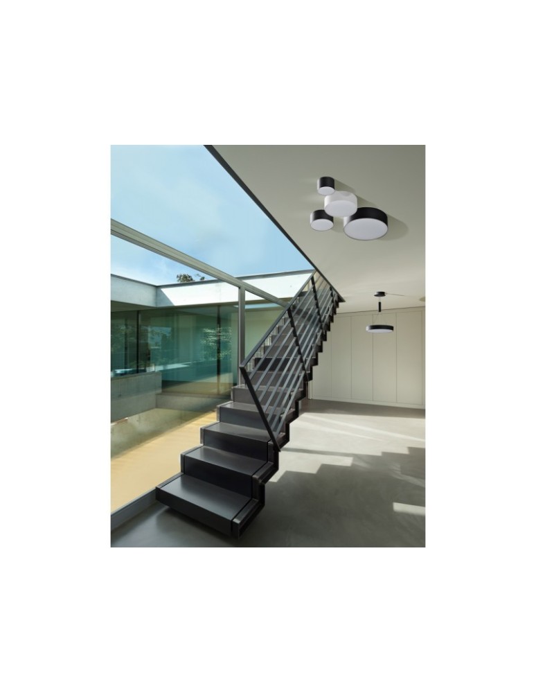 Plafony okrągłe - AZzardo MONZA II R 40 SMART LED 3000K Biały AZ3242 - produkt kolory-swiatla.pl 2