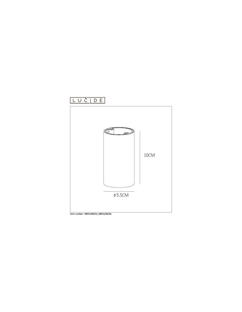 Lucide DELTO LED Sufitowa 1xGU10 biały 09915/06/31