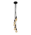 Lampy wiszące - Lucide FIX MULTIPLE Wisząca 7xE27 czarny 08408/07/30 - produkt 9