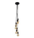 Lampy wiszące - Lucide FIX MULTIPLE Wisząca 7xE27 czarny 08408/07/30 - produkt 10