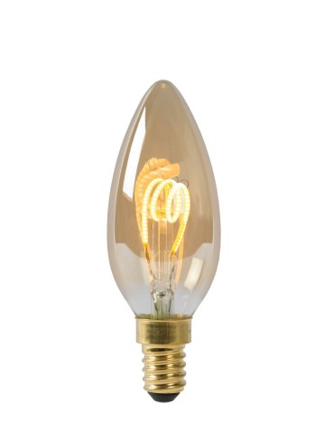 Lucide LED BULB 1xE14 bursztynowy 49043/03/62