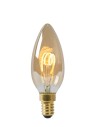 Lucide LED BULB 1xE14 bursztynowy 49043/03/62