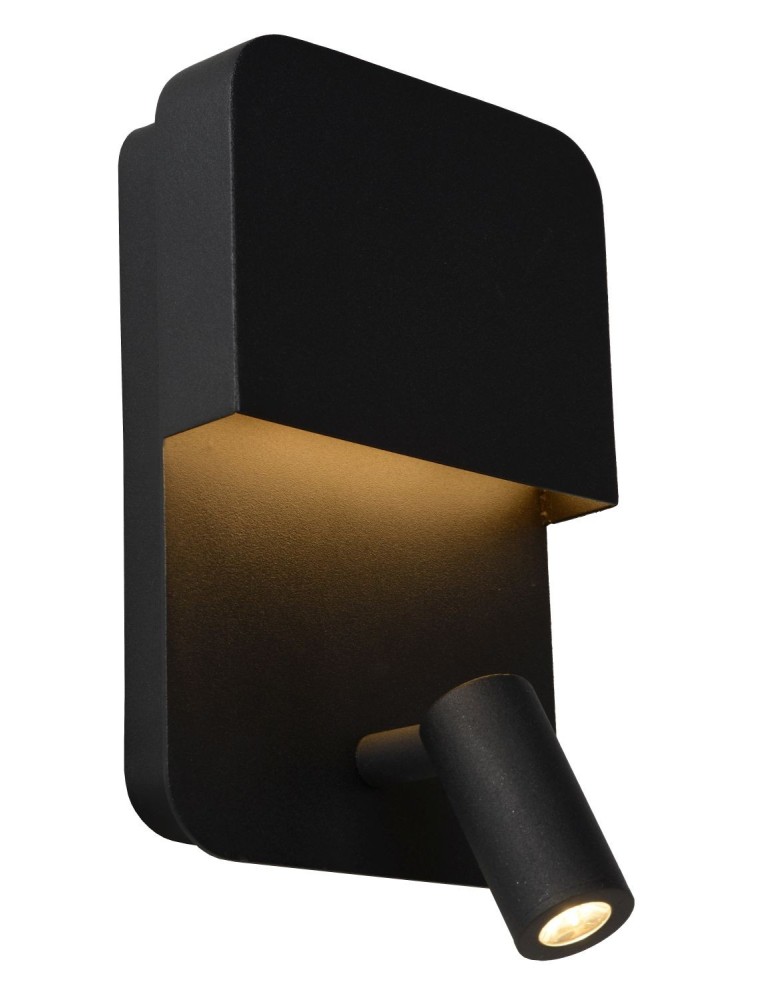 Lucide BOXER Ścienna LED czarny 79200/08/30