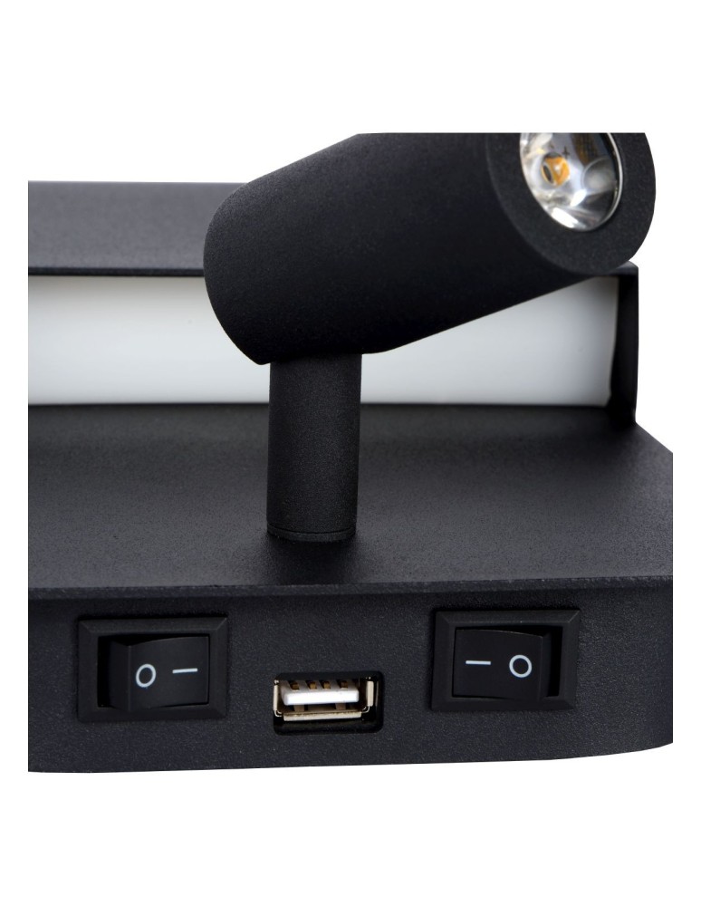 Lucide BOXER Ścienna LED czarny 79200/08/30