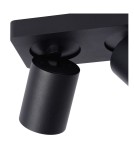 Lampy sufitowe reflektory - Lucide NIGEL Sufitowa 2xGU10 czarny 09929/10/30 - produkt 12