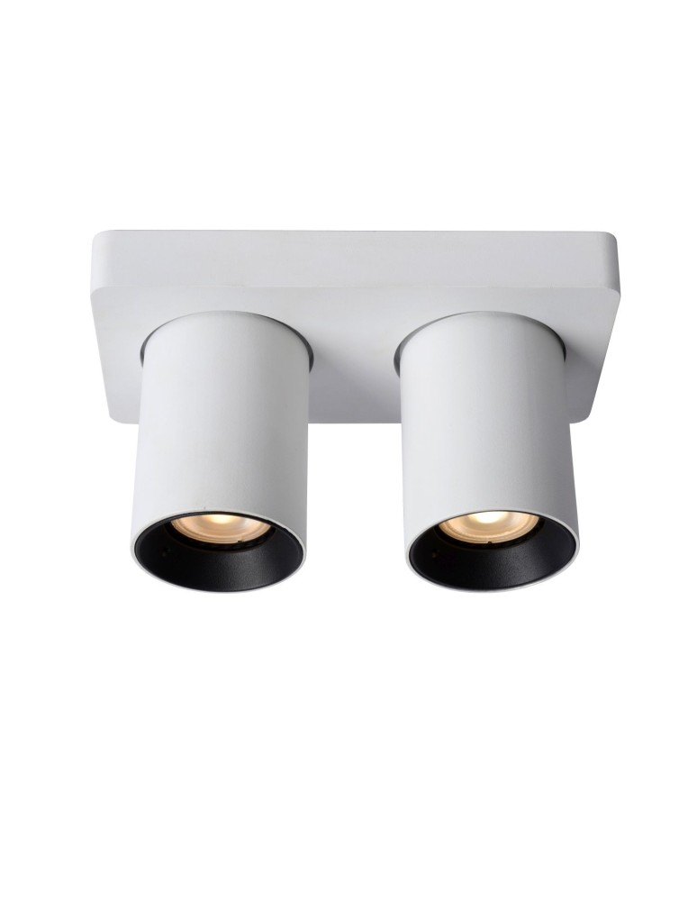 Lampy sufitowe reflektory - Lucide NIGEL  Sufitowa 2xGU10 biały 09929/10/31 - produkt kolory-swiatla.pl 1