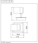 Reflektory sufitowe - Lucide LENNERT Ścienna 1xGU10 czarny 26958/05/30 - produkt 11