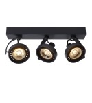 Lampy sufitowe reflektory - Lucide DORIAN Sufitowa 3xGU10 czarny 22968/36/30 - produkt 1