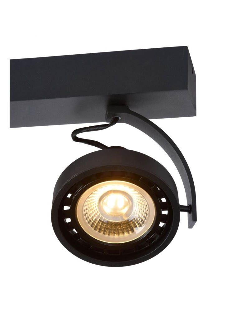 Lampy sufitowe reflektory - Lucide DORIAN Sufitowa 3xGU10 czarny 22968/36/30 - produkt kolory-swiatla.pl 13