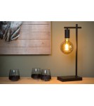 Lampy stołowe loftowe - industrialne - Lucide LEANNE Biurkowa 1xE27 czarny 21521/01/30 - produkt 12