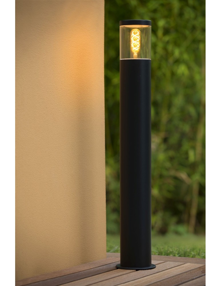 Lampy ogrodowe stojące - Lucide FEDOR Zewnętrzna 1xE27 czarny 14899/80/30 - produkt kolory-swiatla.pl 9
