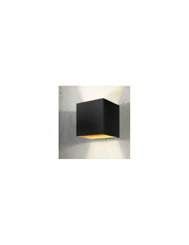 Kinkiety minimalistyczne - Azzardo MARS BLACK/GOLD 1xG9 Ścienna Czarny/Złoty AZ1052 - produkt kolory-swiatla.pl 2