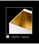 Kinkiety - Azzardo MARS WHITE/GOLD 1xG9 Ścienna Biały/Złoty AZ1090 - product 2