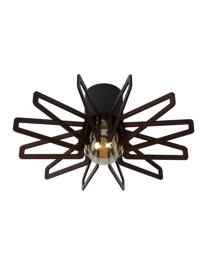 Lampy sufitowe - Lucide ZIDANE Sufitowa 1xE27 czarny 77184/45/30 - produkt kolory-swiatla.pl 7