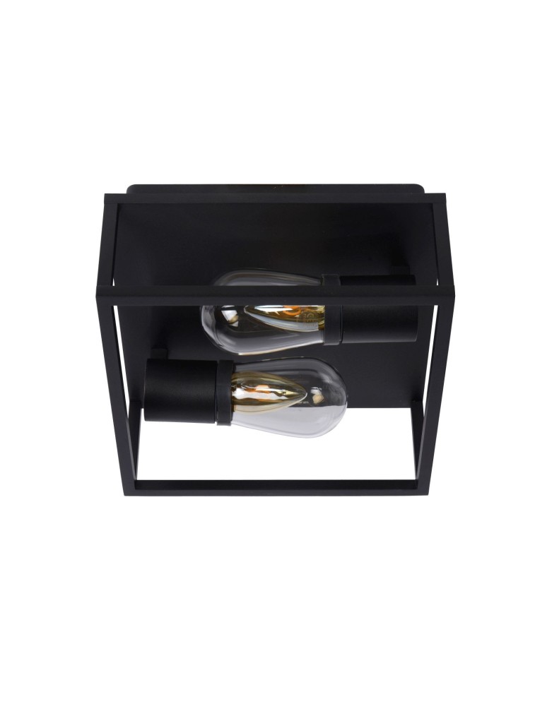 Lucide CARLYN Sufitowa 2xE14 czarny 27100/02/30