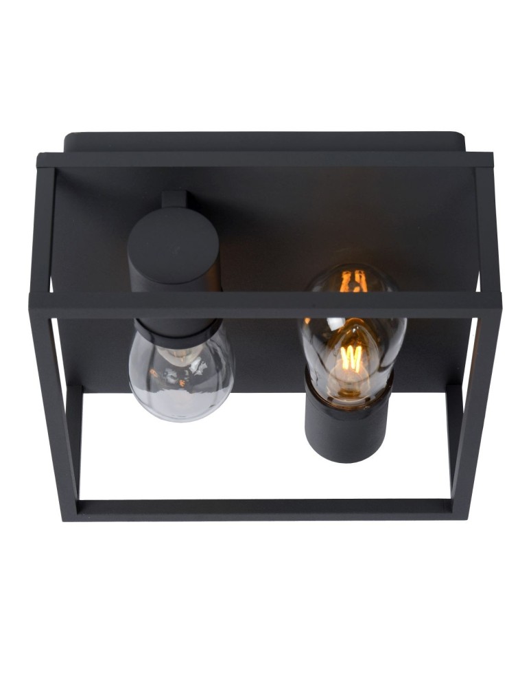 Lucide CARLYN Sufitowa 2xE14 czarny 27100/02/30