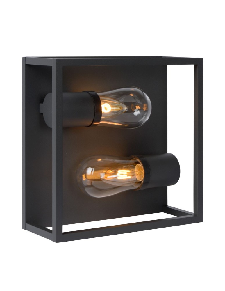 Lucide CARLYN Sufitowa 2xE14 czarny 27100/02/30
