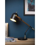 Lampy stołowe do czytania - Lucide WAYLON Biurkowa 1xE27 czarny brązowy 05627/01/30 - produkt 12