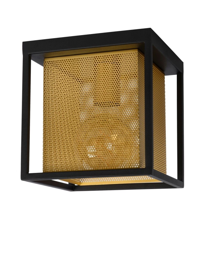 Lampy sufitowe loftowe - industrialne - Lucide SANSA Sufitowa 1xE27 czarny 21122/01/30 - produkt kolory-swiatla.pl 8