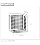 Lampy sufitowe loftowe - industrialne - Lucide SANSA Sufitowa 1xE27 czarny 21122/01/30 - produkt 11