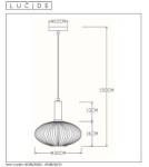 Lampy wiszące zielone - Lucide MALOTO  Wisząca 1xE27 zielony 45386/30/33 - product 19