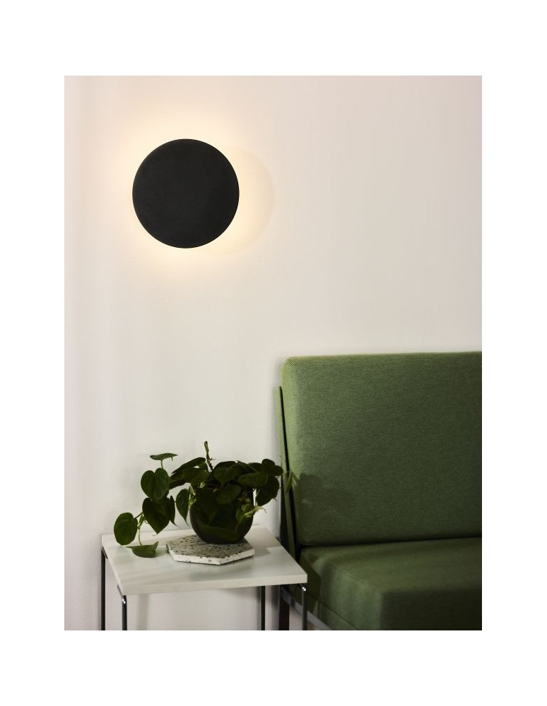 Lucide EKLYPS LED  Ścienna LED czarny 46201/08/30