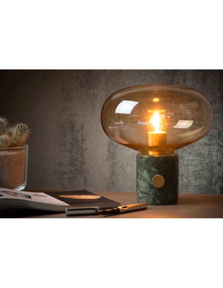 Lucide CHARLIZE Biurkowa 1xE27 burstynowy zielony 03520/01/62