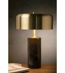 Lampy stołowe designerskie - Lucide MIRASOL Biurkowa 3xG9 czarny satynowy mosiądz 34540/03/30 - produkt 11