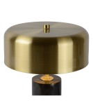 Lampy stołowe designerskie - Lucide MIRASOL Biurkowa 3xG9 czarny satynowy mosiądz 34540/03/30 - produkt 14