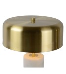 Lampy stołowe designerskie - Lucide MIRASOL Biurkowa 3xG9 biały satynowy mosiądz 34540/03/31 - produkt 12