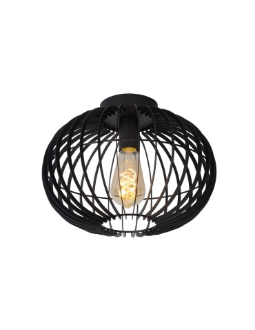Lucide REDA  Sufitowa 1xE27 czarny 78199/01/30
