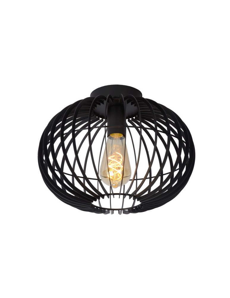 Lucide REDA Sufitowa 1xE27 czarny 78199/01/30