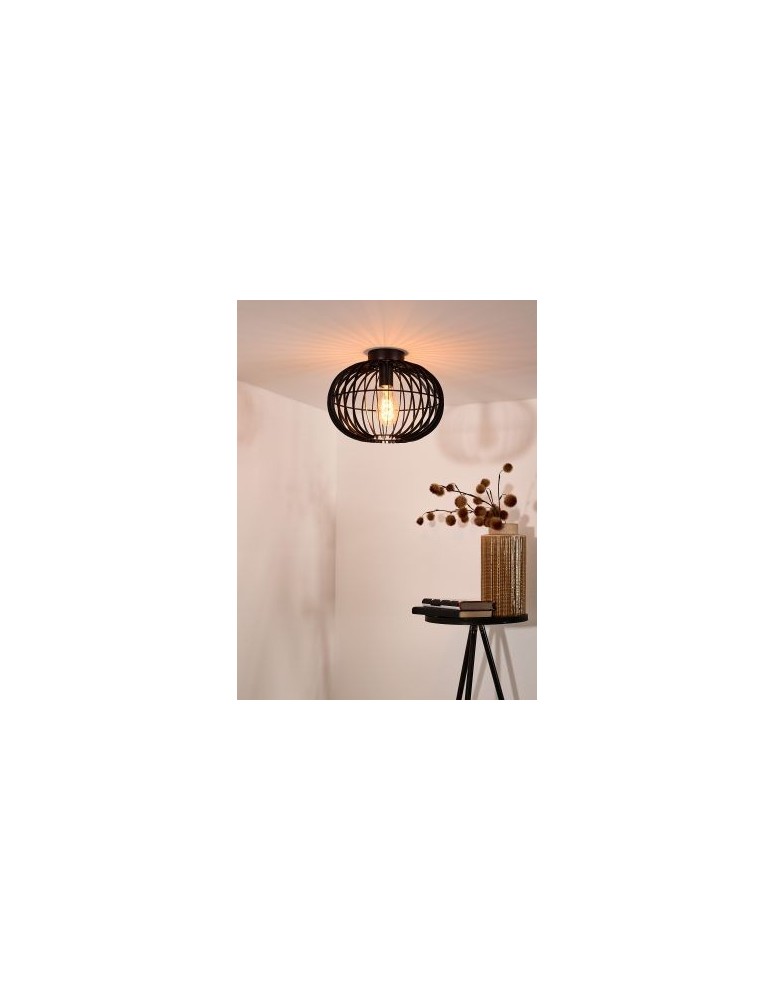 Lucide REDA Sufitowa 1xE27 czarny 78199/01/30