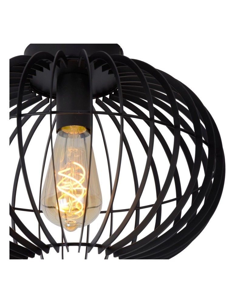 Lucide REDA Sufitowa 1xE27 czarny 78199/01/30