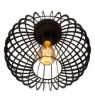 Lampy sufitowe - Lucide REDA Sufitowa 1xE27 czarny 78199/01/30 - produkt 14
