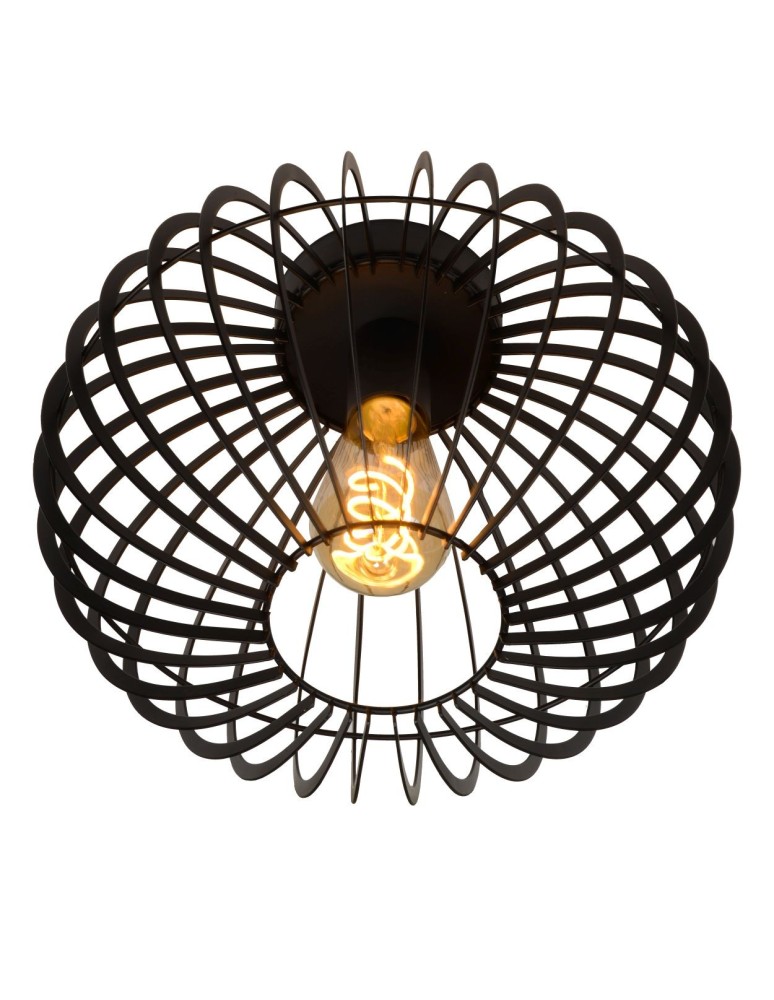 Lucide REDA Sufitowa 1xE27 czarny 78199/01/30