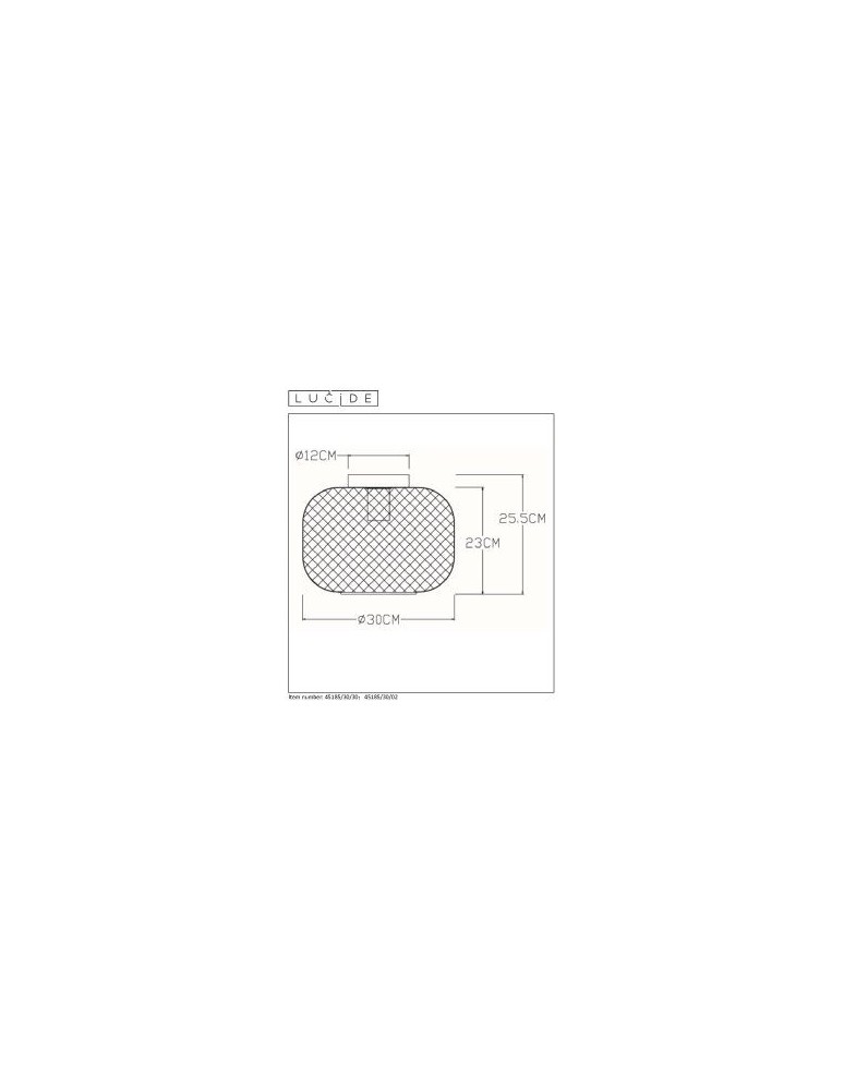 Lampy sufitowe loftowe - industrialne - Lucide MESH Sufitowa 1xE27 czarny 45185/30/02 - produkt kolory-swiatla.pl 9
