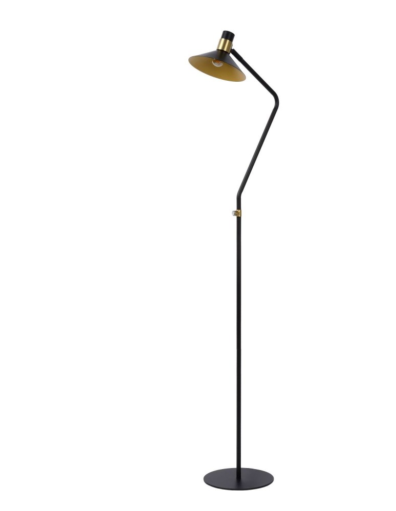 Lampy podłogowe łamane - Lucide PEPIJN Podłogowa 1xE14 czarny 05728/01/30 - produkt kolory-swiatla.pl 10