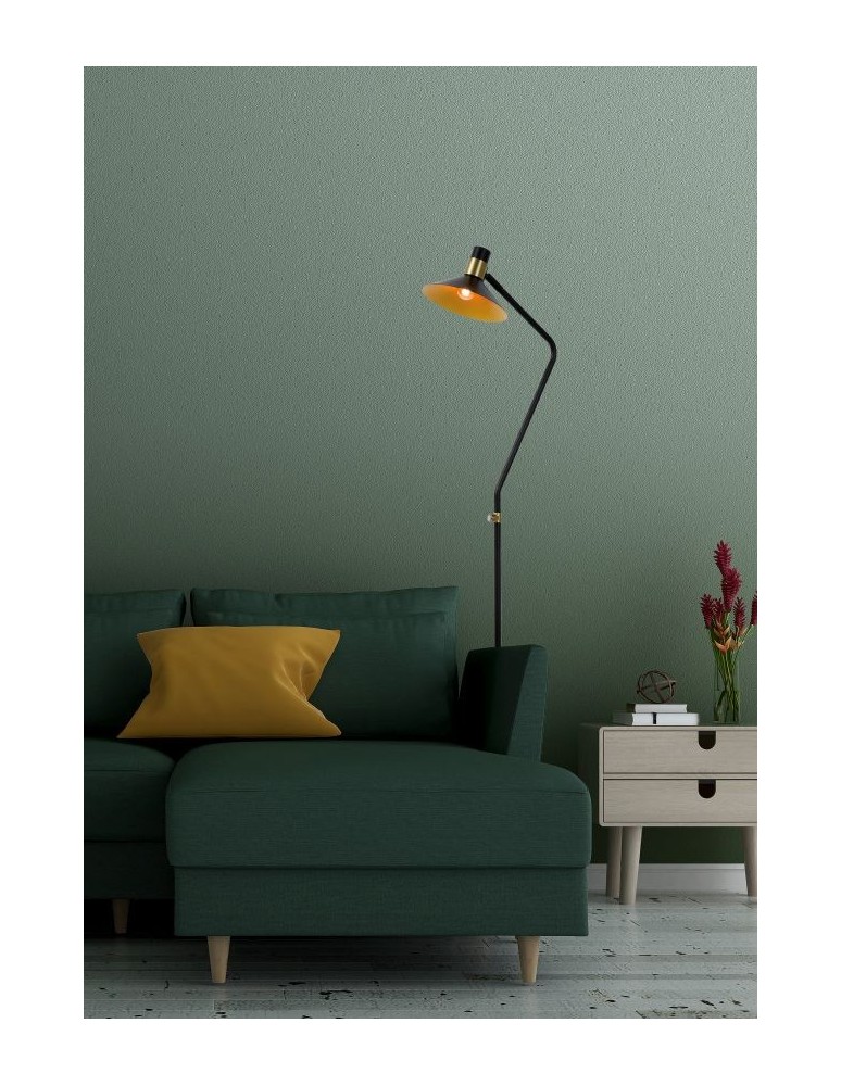 Lampy podłogowe łamane - Lucide PEPIJN Podłogowa 1xE14 czarny 05728/01/30 - produkt kolory-swiatla.pl 11