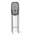 Lampy podłogowe loftowe - industrialne - Lucide MESH Podłogowa 1xE27 czarny 45785/01/30 - produkt 1