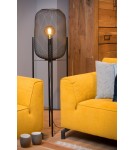 Lampy podłogowe loftowe - industrialne - Lucide MESH Podłogowa 1xE27 czarny 45785/01/30 - produkt 11