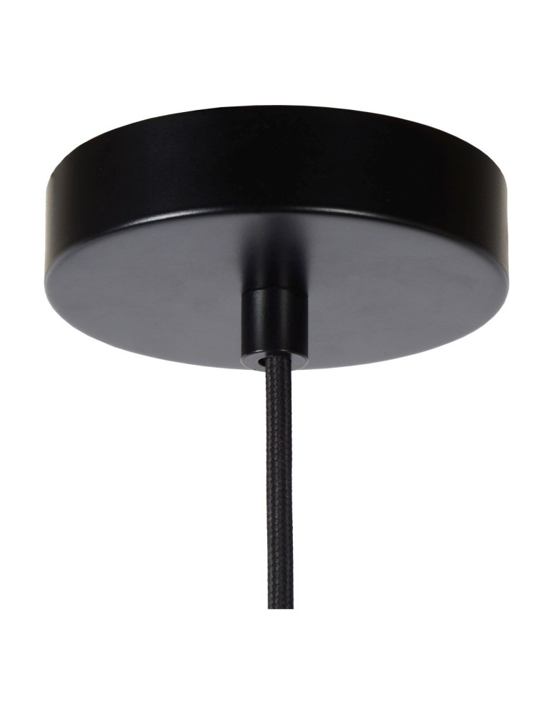 Lampy wiszące w kolorze mosiądz - Lucide GIADA Wisząca 1xE27 satynowy mosiądz czarny 30472/40/02 - produkt kolory-swiatla.pl 12