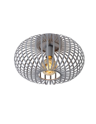 Lucide MANUELA  Sufitowa 1xE27 szary 78174/40/36