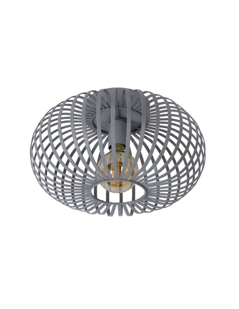 Lucide MANUELA Sufitowa 1xE27 szary 78174/40/36