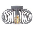 Lampy sufitowe - Lucide MANUELA Sufitowa 1xE27 szary 78174/40/36 - produkt 12