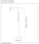Lampy podłogowe - Lucide GIADA Podłogowa 2xE27 matowy złoty mosiądz 30770/02/02 - produkt 17