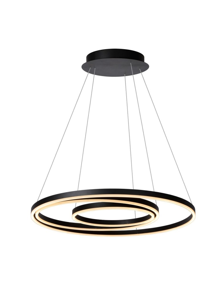 Lucide TRINITI Wisząca LED czarny biały 46402/99/30