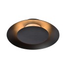 Lampy sufitowe - Lucide FOSKAL Plafon Light LED 6W ?21.5cm Black 79177/06/30 - produkt 1