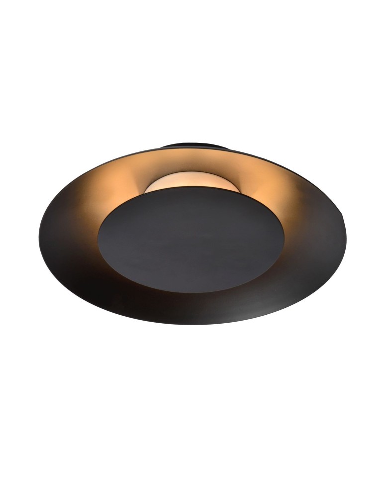 Lucide FOSKAL Plafon Light LED 6W ?21.5cm Black 79177/06/30